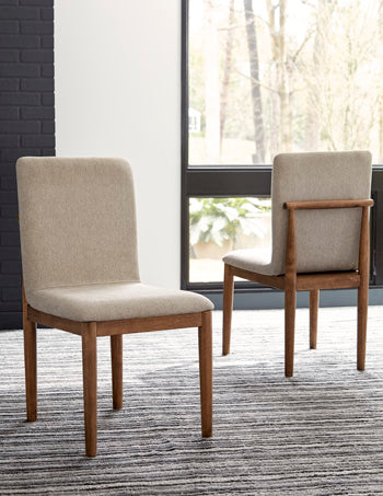 Oakmere Dining Chair in Light Brown