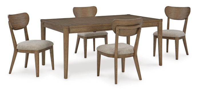 Delano Dining Table and 4 Chairs