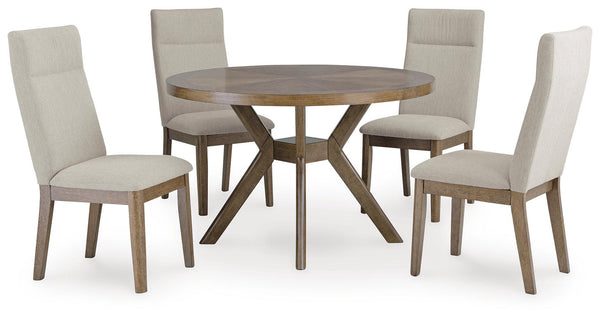 Roanhowe Dining Table and 4 Chairs