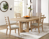 Oakden Extension Dining Table and 4 Chairs