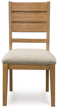 Wexford Dining Chair in Gray/Light Brown