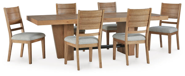 Kristiland Dining Table and 6 Chairs