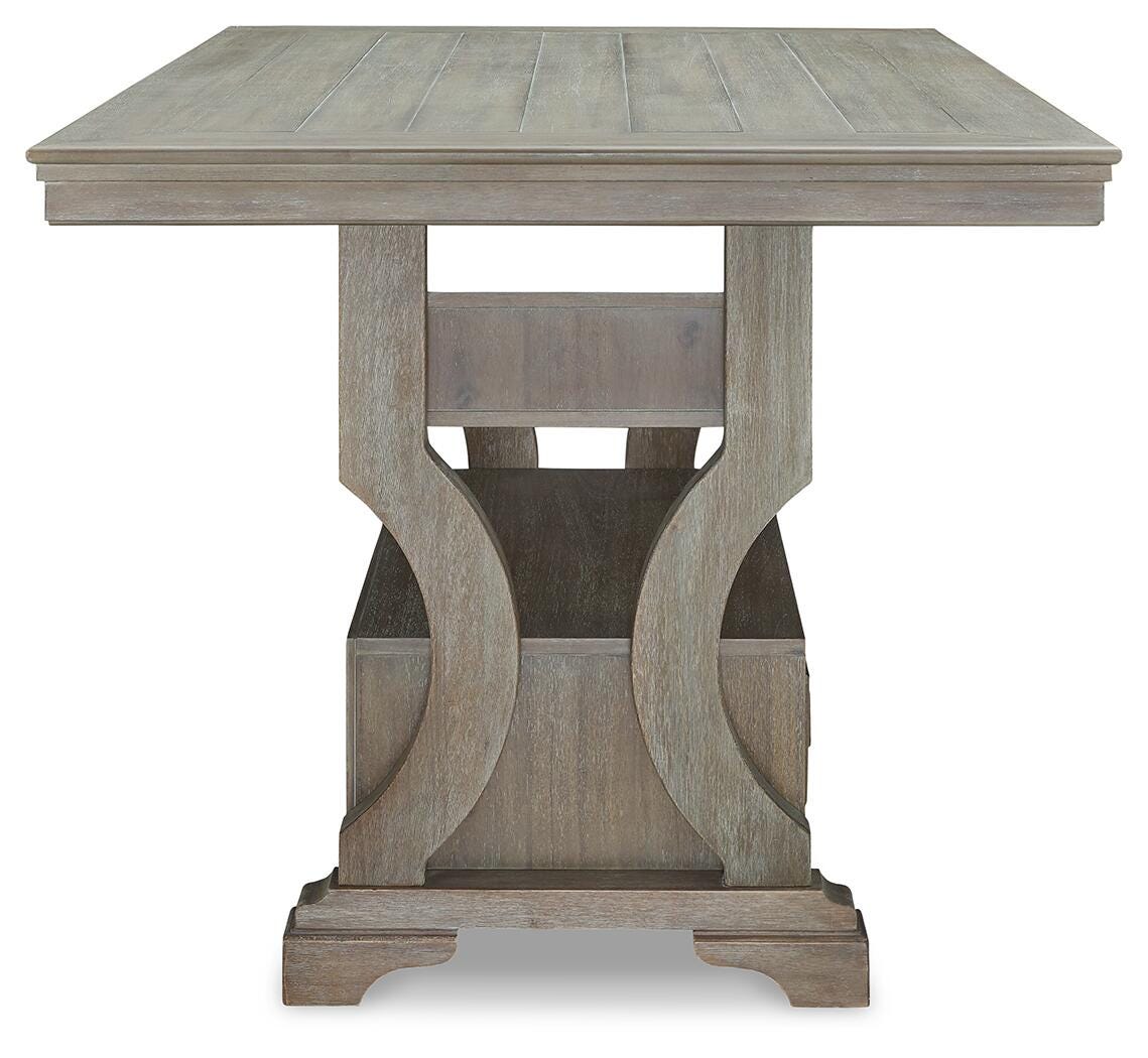 Merimbula Bay Counter Height Dining Table and 4 Barstools