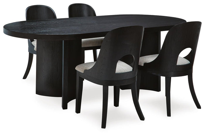 Nyland Dining Table and 4 Chairs