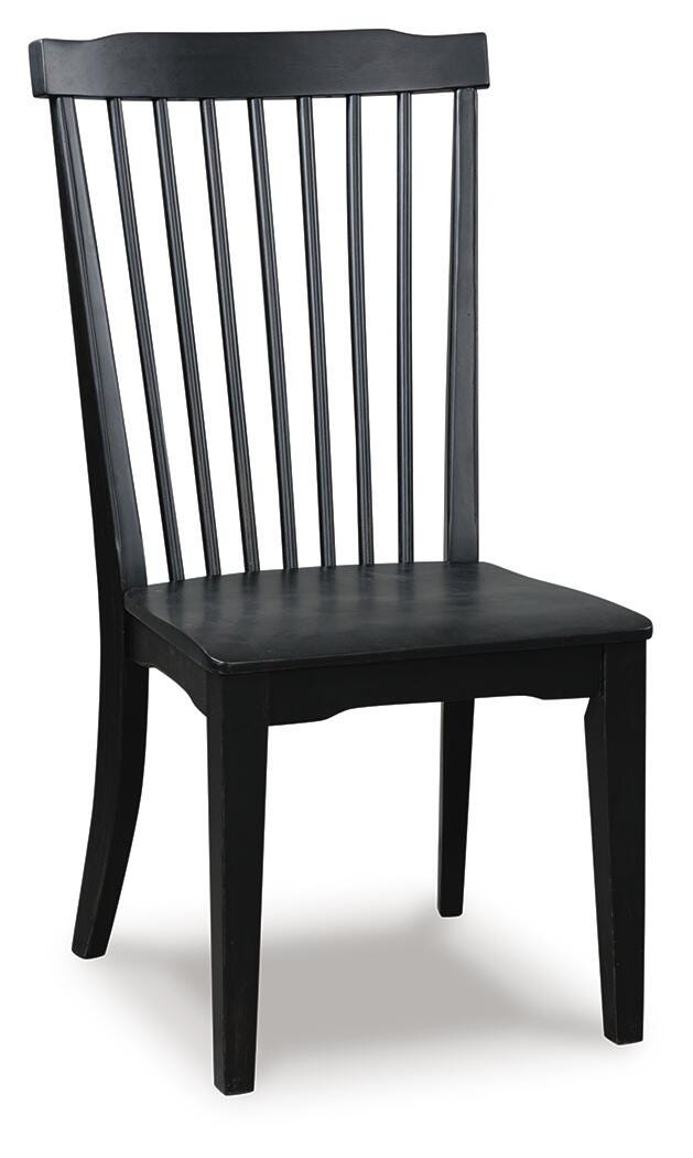 Ashcombe Dining Chair in Black Wood Products and Other