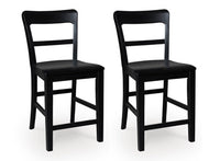 Hollis Counter Height Barstool in Black