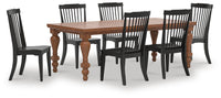 Ashcombe Dining Table and 6 Chairs V