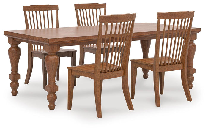 Ashcombe Dining Table and 4 Chairs V