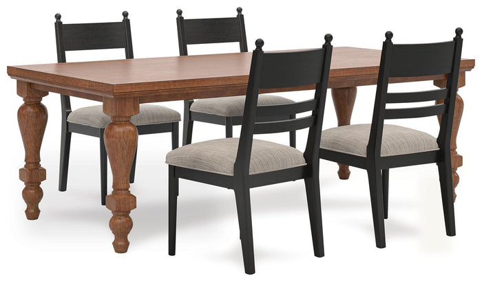 Ashcombe Dining Table and 4 Chairs II