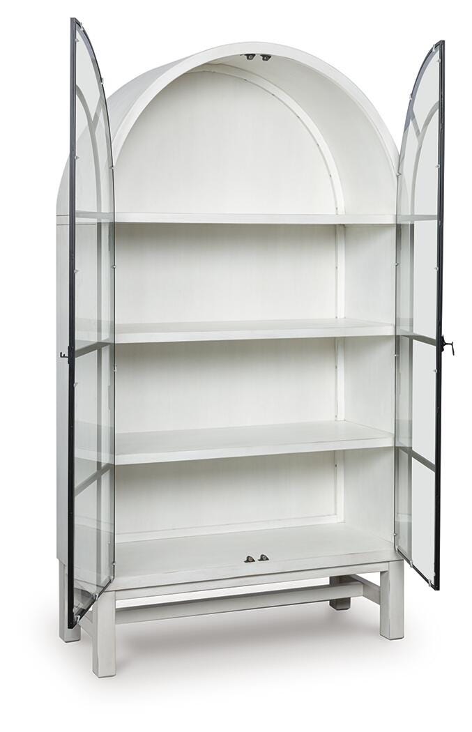 Ashcombe Display Cabinet in White
