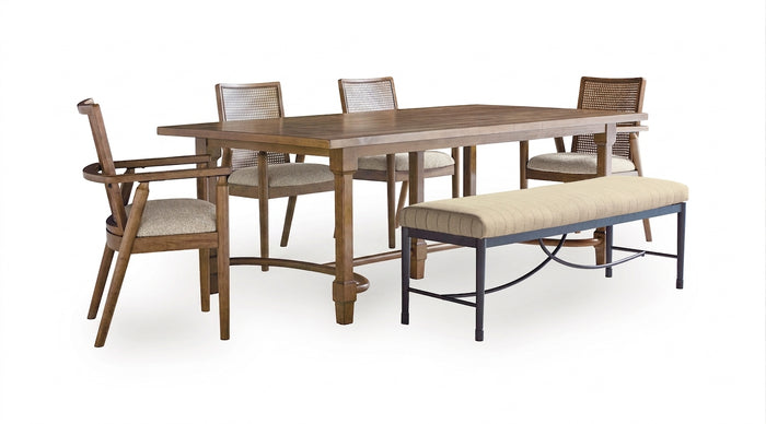 Camden Dining Table with 4 Chairs and Bench
