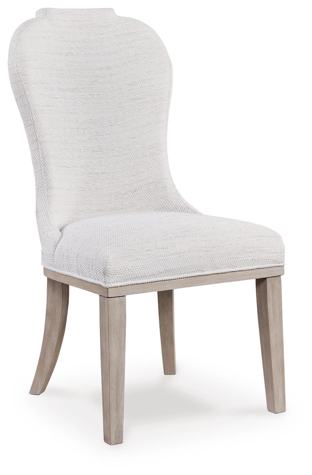 Ashfield Dining Chair in White/Light Gray