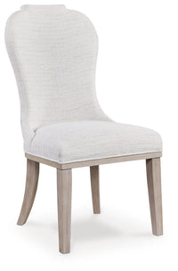 Ashfield Dining Chair in White/Light Gray