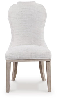 Ashfield Dining Chair in White/Light Gray