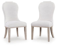 Ashfield Dining Chair in White/Light Gray