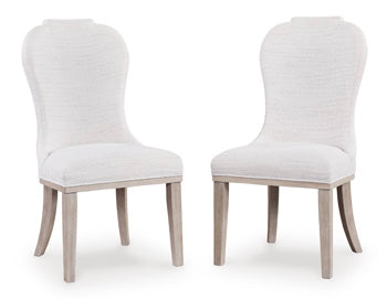 Ashfield Dining Chair in White/Light Gray