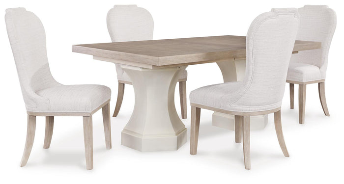 Ashfield Extension Dining Table and 4 Chairs
