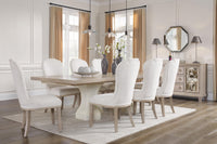 Ashfield Dining Chair in White/Light Gray