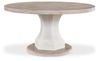 Ashfield Dining Table in Light Grayish Brown