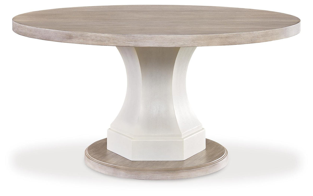 Ashfield Dining Table in Light Grayish Brown