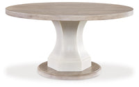 Ashfield Dining Table in Light Grayish Brown