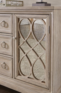 Ashfield Dining Server in Light Grayish Brown