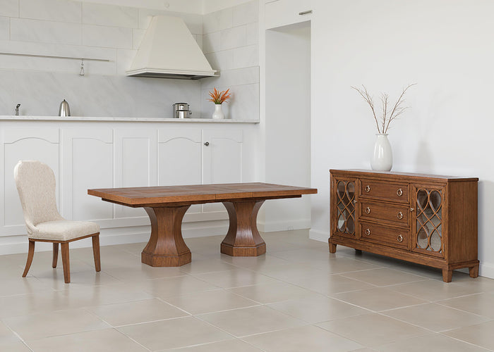 Ashfield Dining Extension Table in Brown
