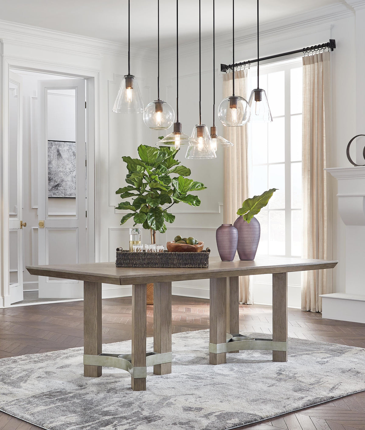 Linden Dining Table and 4 Chairs