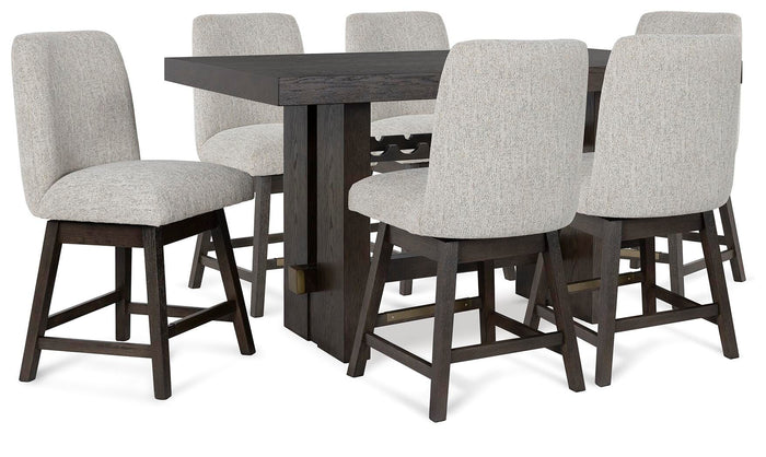Camberton Counter Height Dining Table and 6 Barstools