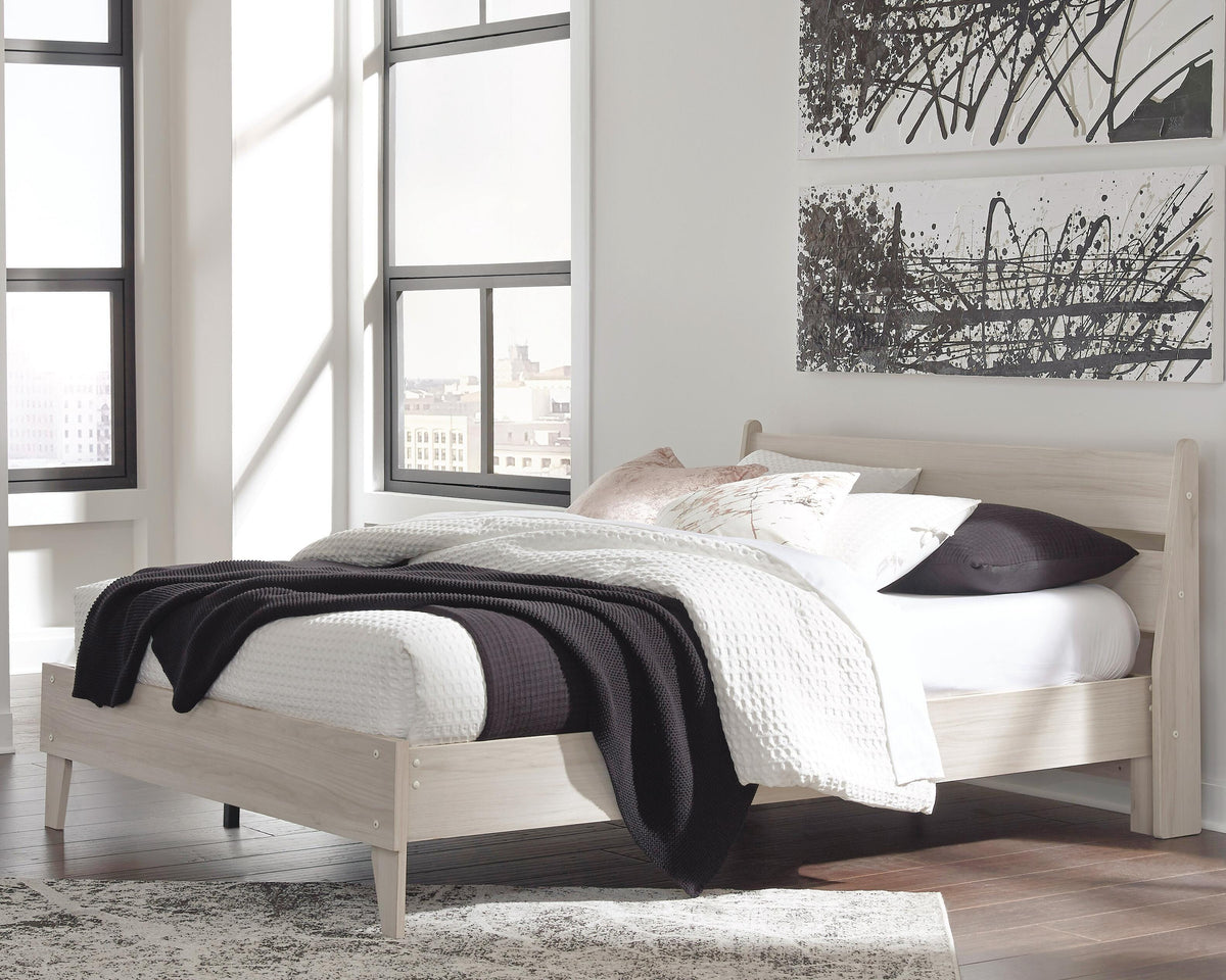 Colby Queen Panel Platform Bed with Dresser and Nightstand
