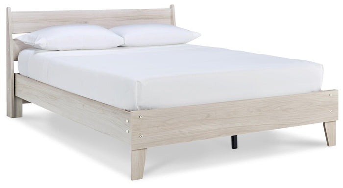 Colby Queen Panel Platform Bed in Natural