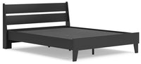 Colby Queen Panel Platform Bed in Black