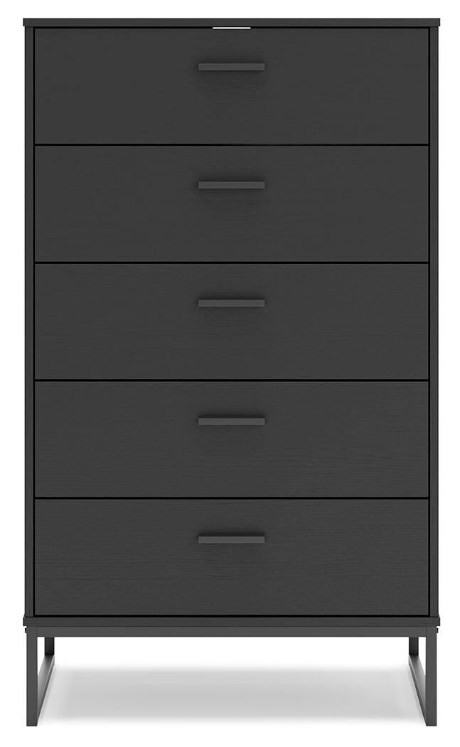 Colby Chest of Drawers in Black