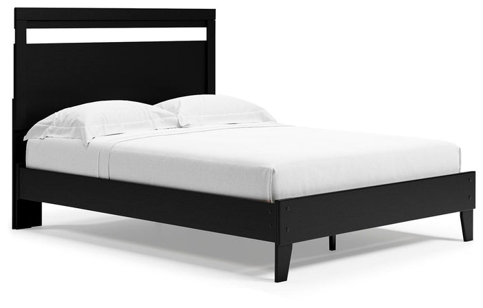 Mono Queen Panel Platform Bed