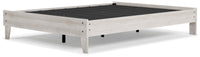 Cobden Queen Platform Bed in Whitewash