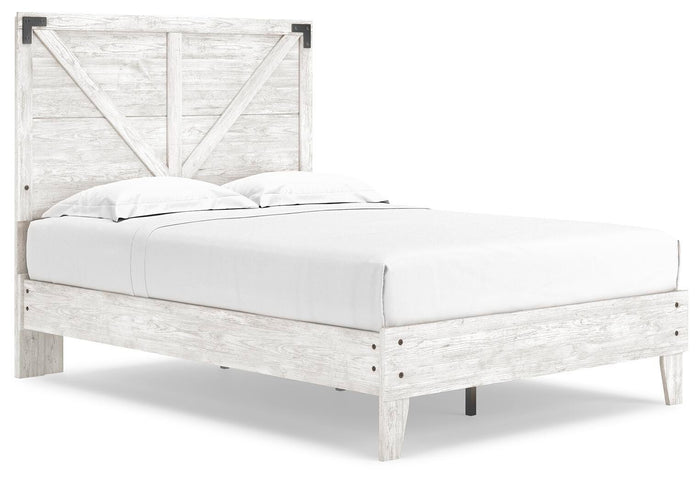 Cobden Full Crossbuck Panel Platform Bed
