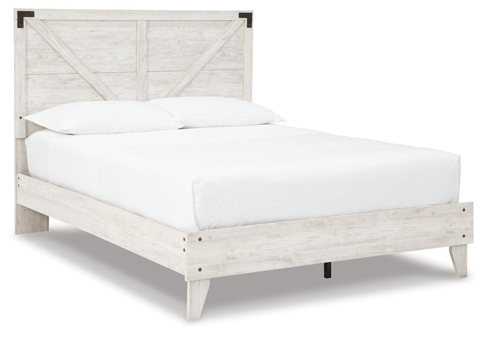 Cobden Queen Crossbuck Panel Platform Bed