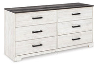 Cobden Dresser in Whitewash/Charcoal Gray II