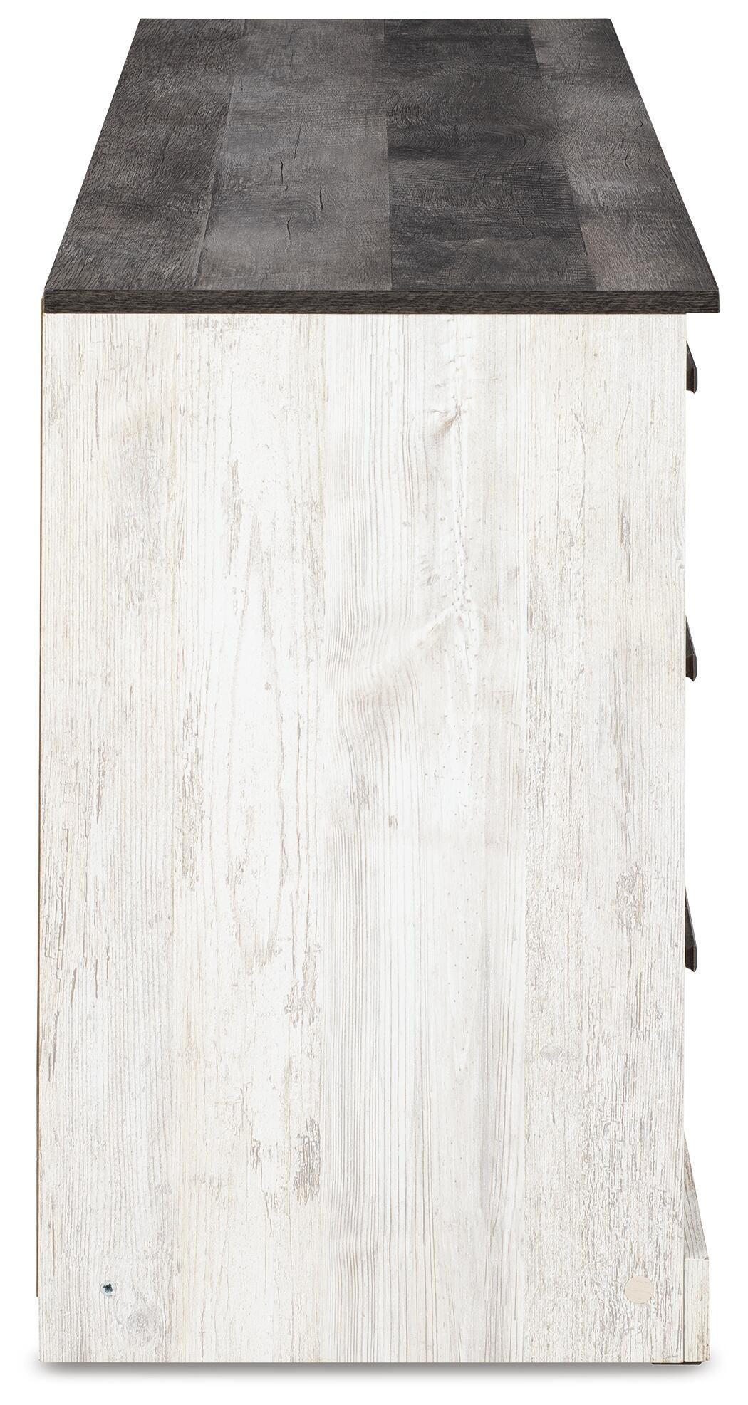 Cobden Dresser in Whitewash/Charcoal Gray II