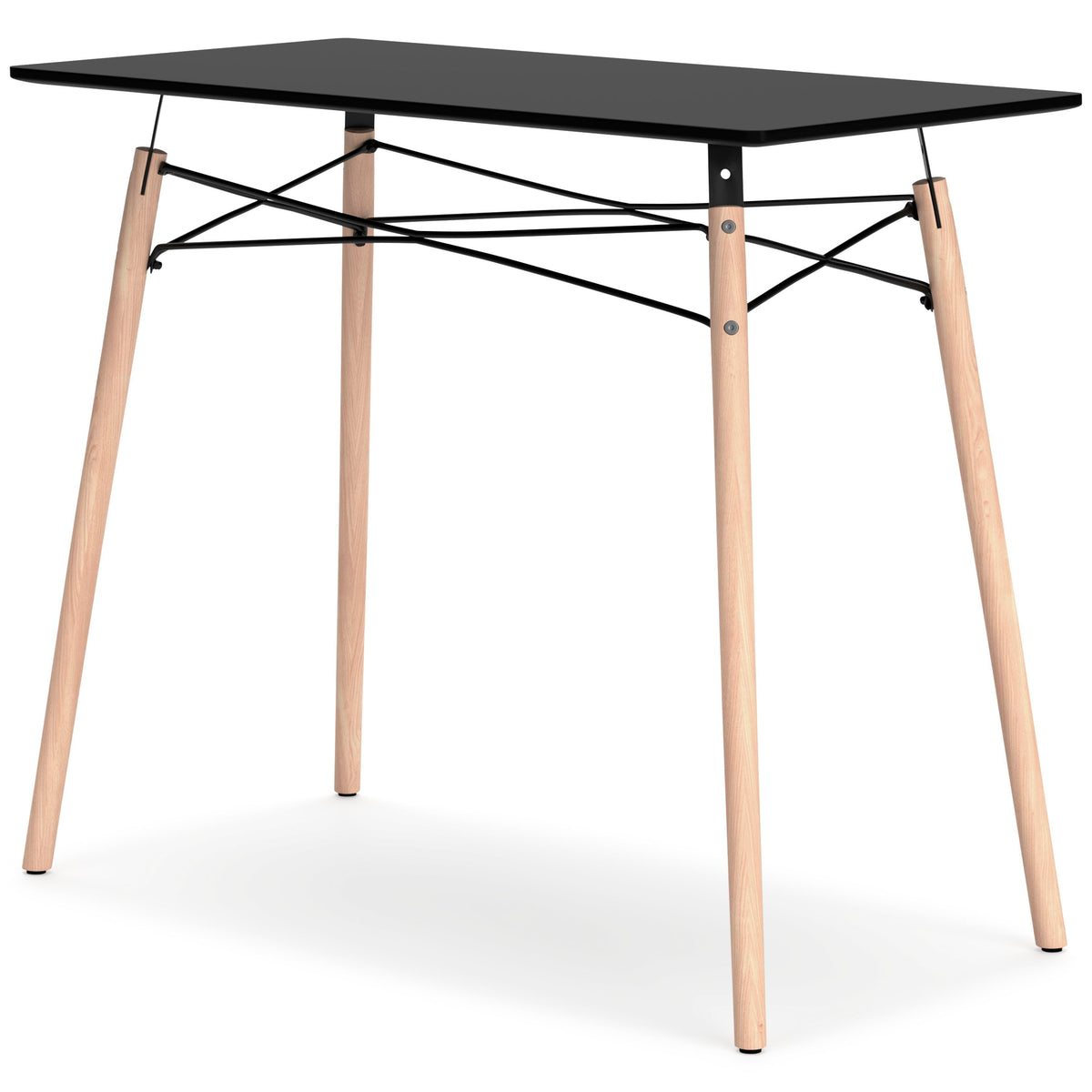 Kelvex Home Office Desk in Black/Natural