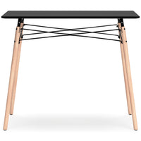 Kelvex Home Office Desk in Black/Natural