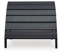 Byron Ottoman in Black