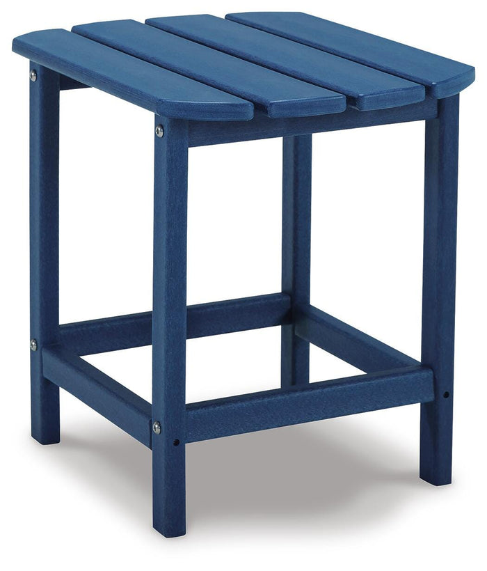 Byron End Table in Blue