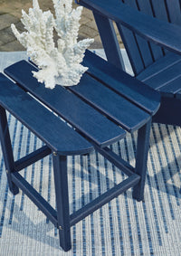Byron End Table in Blue