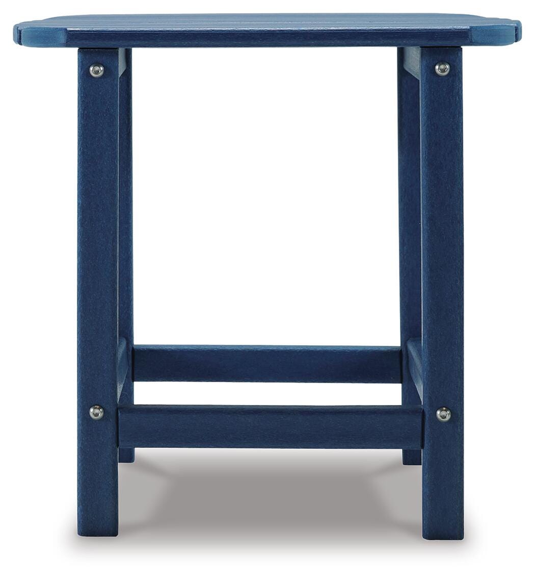 Byron End Table in Blue