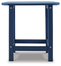 Byron End Table in Blue