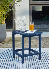 Byron End Table in Blue
