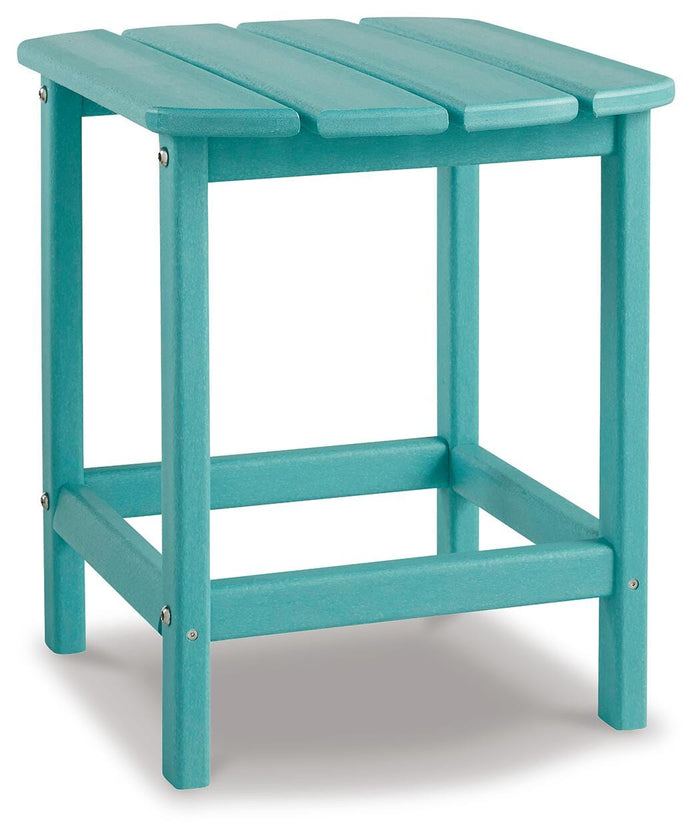 Byron End Table in Turquoise