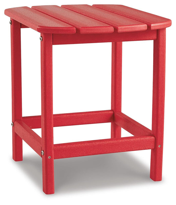 Byron End Table in Red
