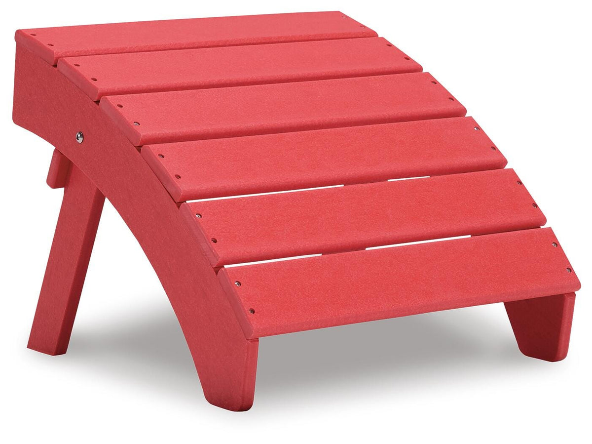 Byron Ottoman in Red